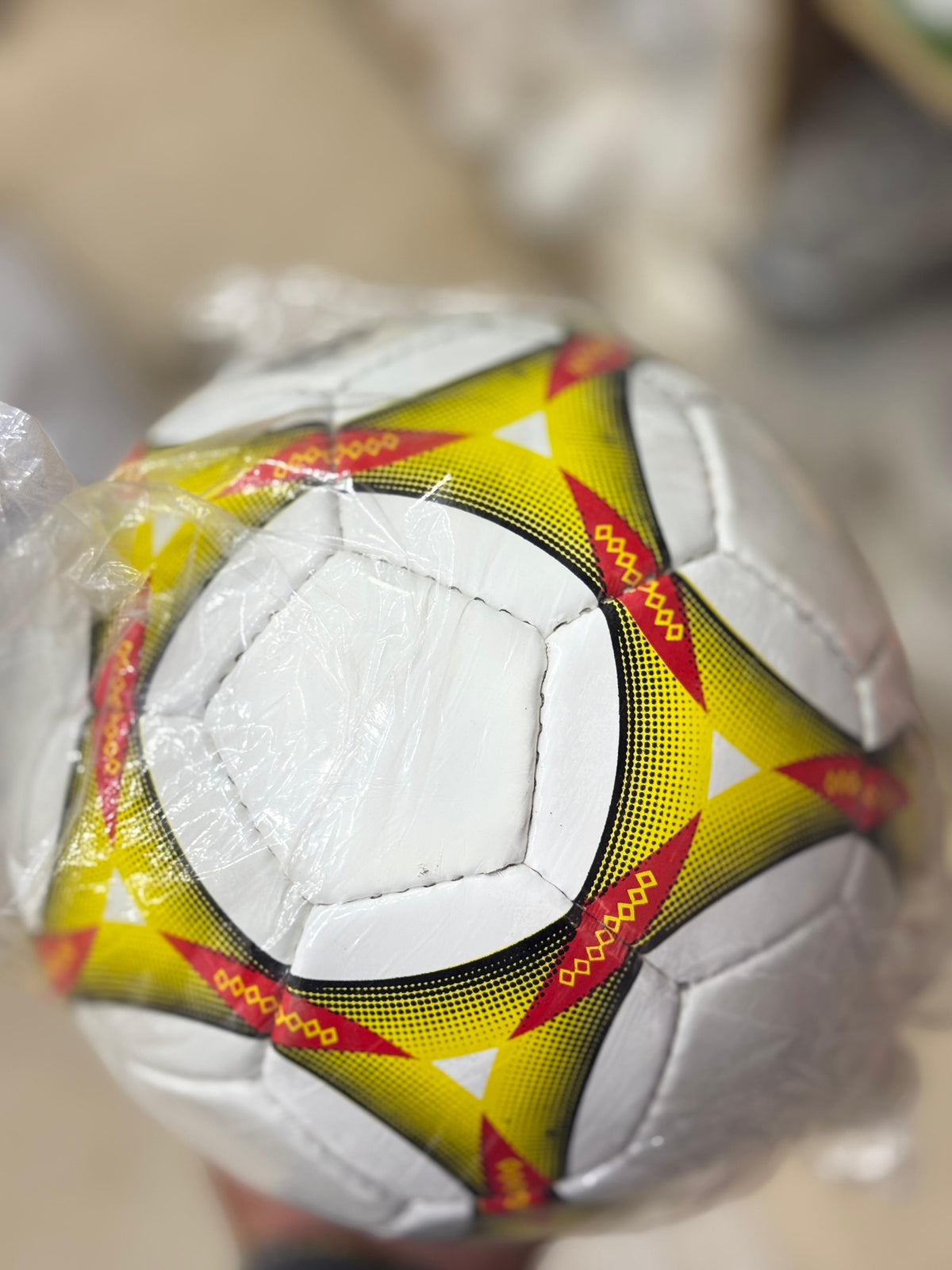 Hand made soccer ball from Sialkot